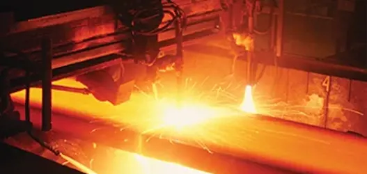 Iron, hot, sparks