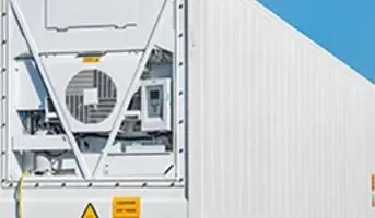 Huge white refrigerator